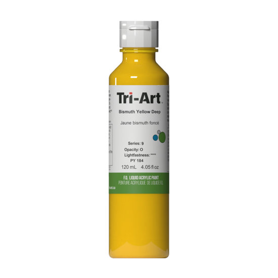 Tri-Art Liquid Acrylic Paint : Bismuth Yellow Deep