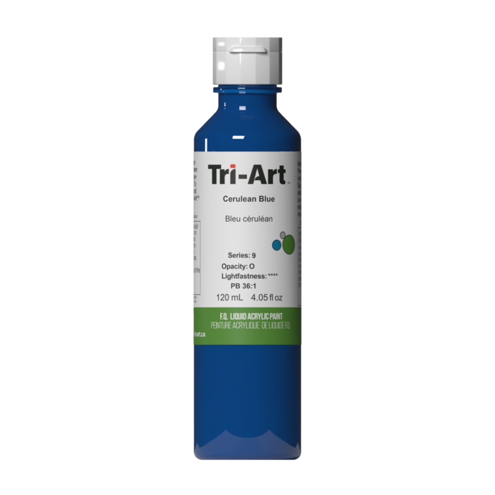 Tri-Art Liquid Acrylic Paint : Cerulean Blue
