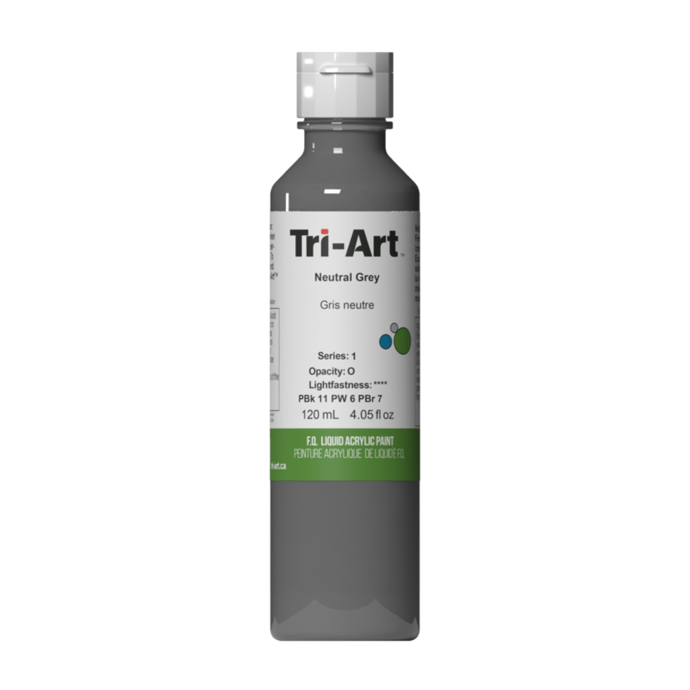 Tri-Art Liquid Acrylic Paint : Neutral Grey