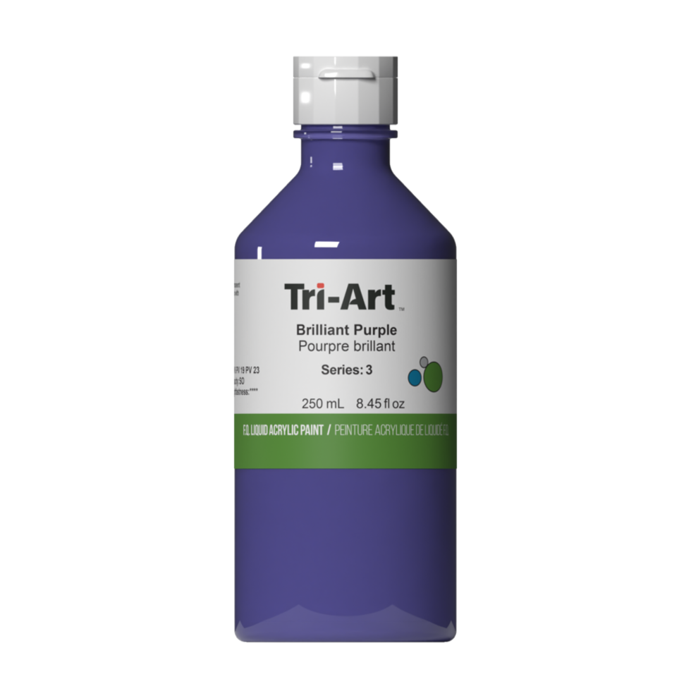 Tri-Art Liquid Acrylic Paint : Brilliant Purple