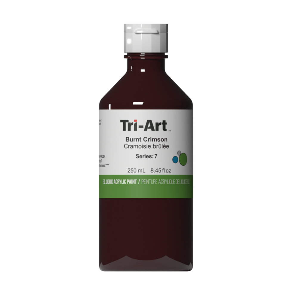 Tri-Art Liquid Acrylic Paint : Burnt Crimson