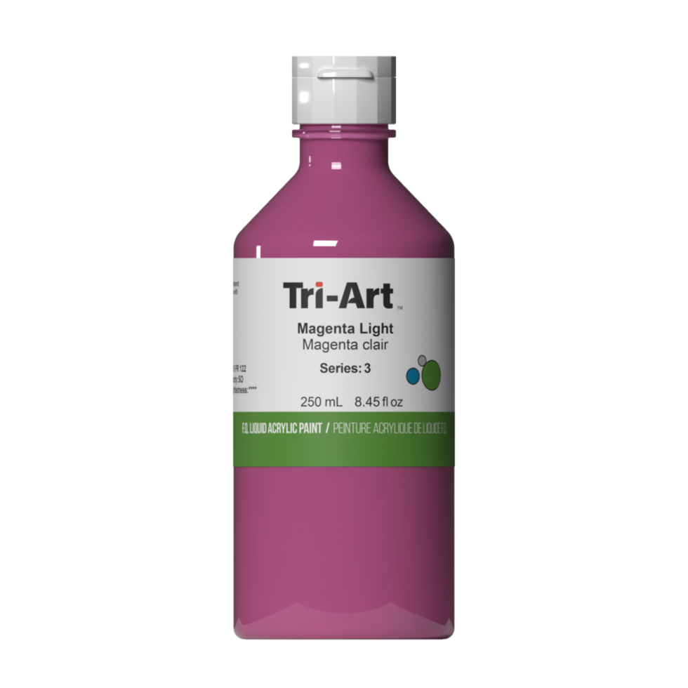 Tri-Art Liquid Acrylic Paint : Magenta Light