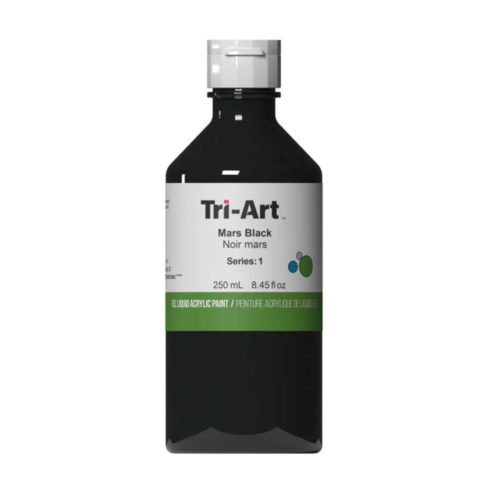Tri-Art Liquid Acrylic Paint : Mars Black