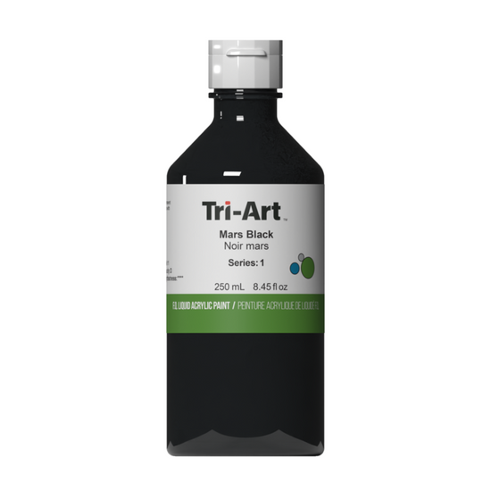 Tri-Art Liquid Acrylic Paint : Mars Black