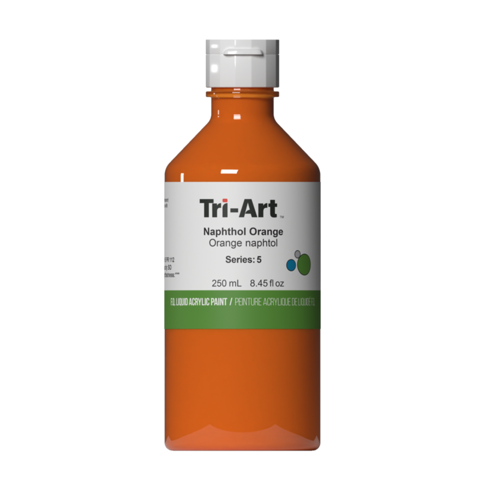Tri-Art Liquid Acrylic Paint : Naphthol Orange